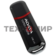 Флешка USB ADATA UV150 (AUV150-32G-RBK), 32Gb, USB 3.0, R/W 100/30, черный