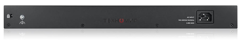 Kоммутатор Zyxel GS1900-48HPv2 Smart L2 PoE + switch, rack 19 