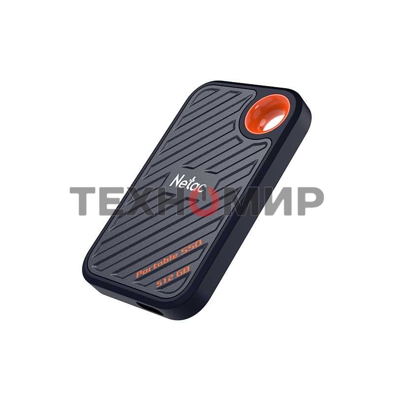 Внешний SSD Netac ZX20, 512 Gb, USB 3.2 Gen 2x2 Type-C, R/W 2000/1800, черный