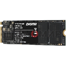 Накопитель SSD Digma Mega M2, 2048 Gb, PCIe 3.0 x4, M.2 2280, NVMe, R/W 3300/3000