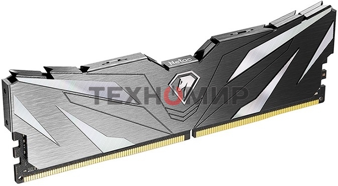 Оперативная память NETAC, DDR4, 32GB (2x16GB), 3200MHz, CL16, DIMM, с радиаторами, черный