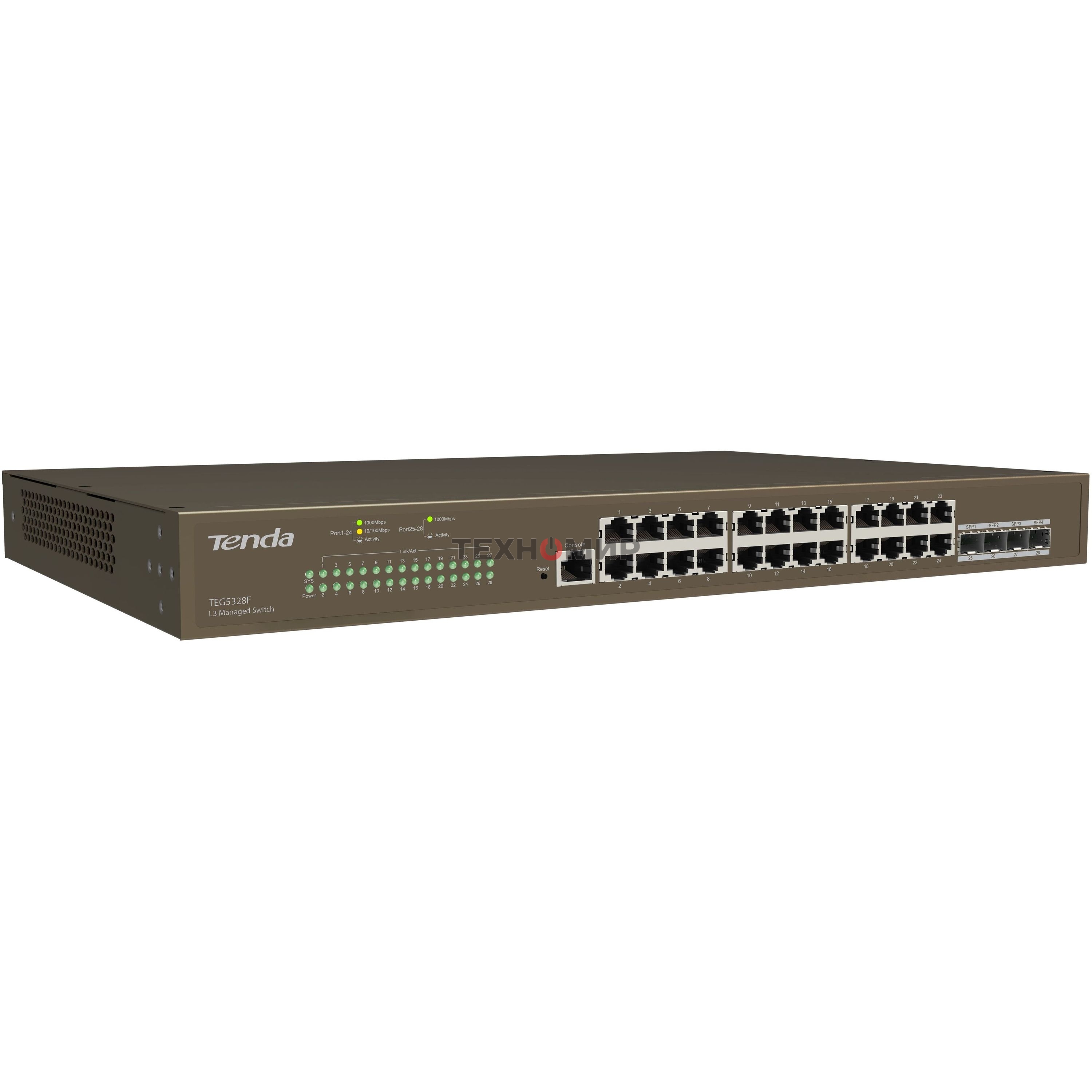 Коммутатор IP-COM G5328F 24PORT 10/100/1000+ 4PORT SFP