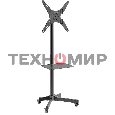 Мобильная стойка напольная Kromax OMEGA-16 черный для TV 26