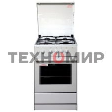 Плита газовая Darina 1B GM 441 005 W белый/черный, конфорок 4 шт, духовка 50 л, 50 см x 85 см x 51 см