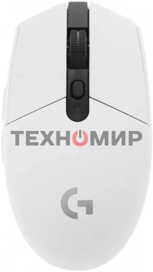 Мышь беспроводная Logitech G304 Lightspeed белый, 12000 dpi, радиоканал, USB, кнопки - 6