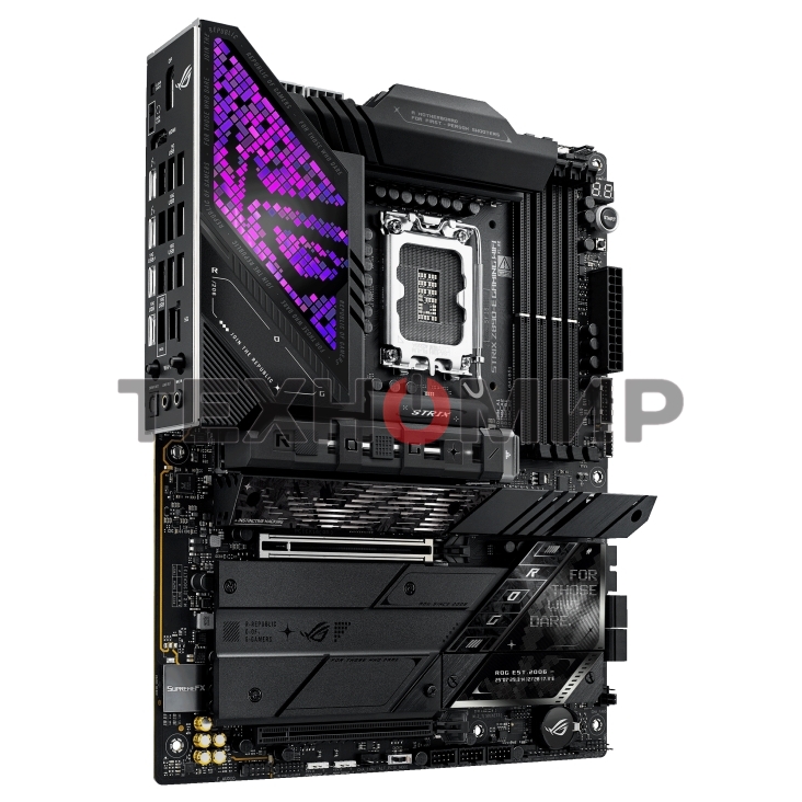 Материнская плата ASUS ROG STRIX Z890-E GAMING WIFI, LGA 1851, Intel Z890, 4xDDR5, 4xSATA, 7xM.2, 1xPCIe 5.0 x16, 1xPCIe 4.0 x16, 1xHDMI, 1xDP, 2xUSB-C Thunderbolt 4, 7xUSB-A 3.2 Gen 2, 3xUSB-A 3.2 Gen 1, 2xUSB-C 3.2 Gen 2x2, 1x 5Gb LAN, 2x3.5 мм, 7.1, AT
