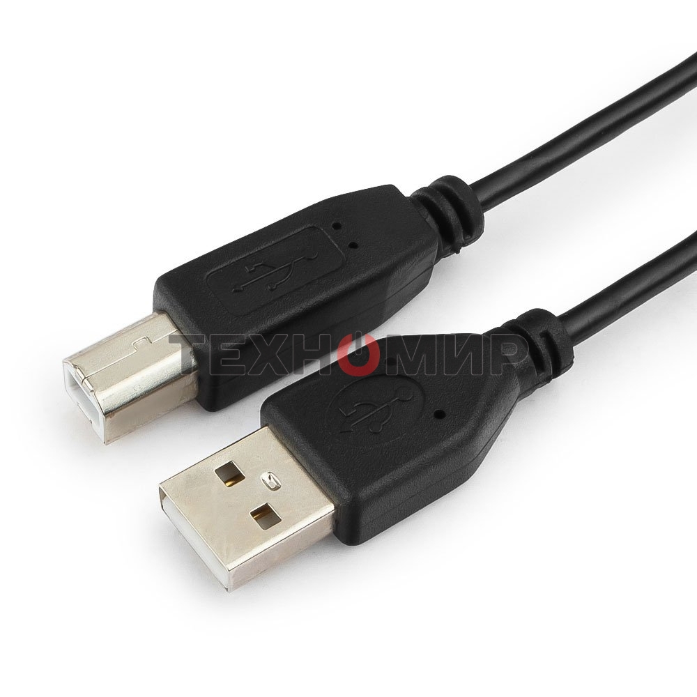Кабель Гарнизон USB 2.0, AM/BM, 1м, пакет (GCC-USB2-AMBM-1M)