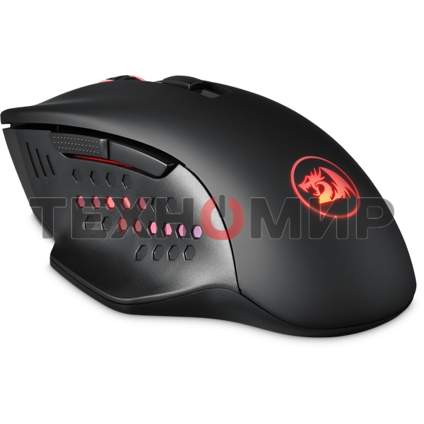 Мышь проводная Redragon Gainer черный, 3200 dpi, USB, кнопки - 6