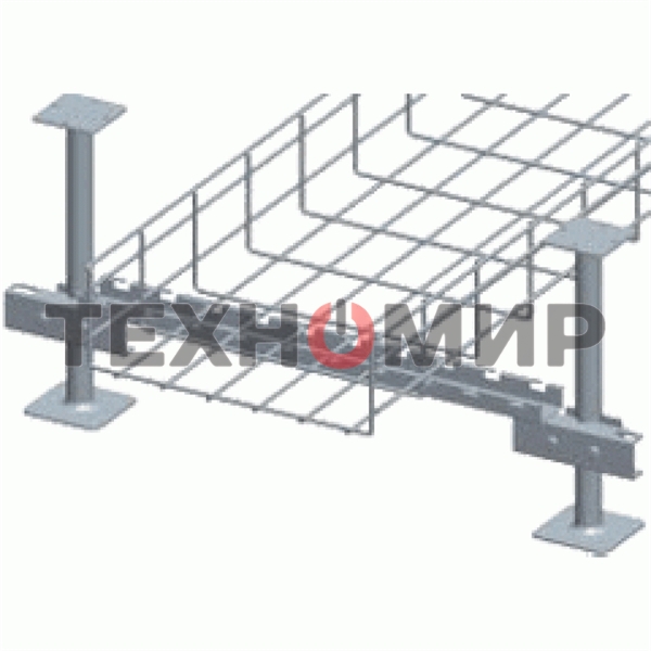 Комплект крепления к опорам фальш-пола 600мм
