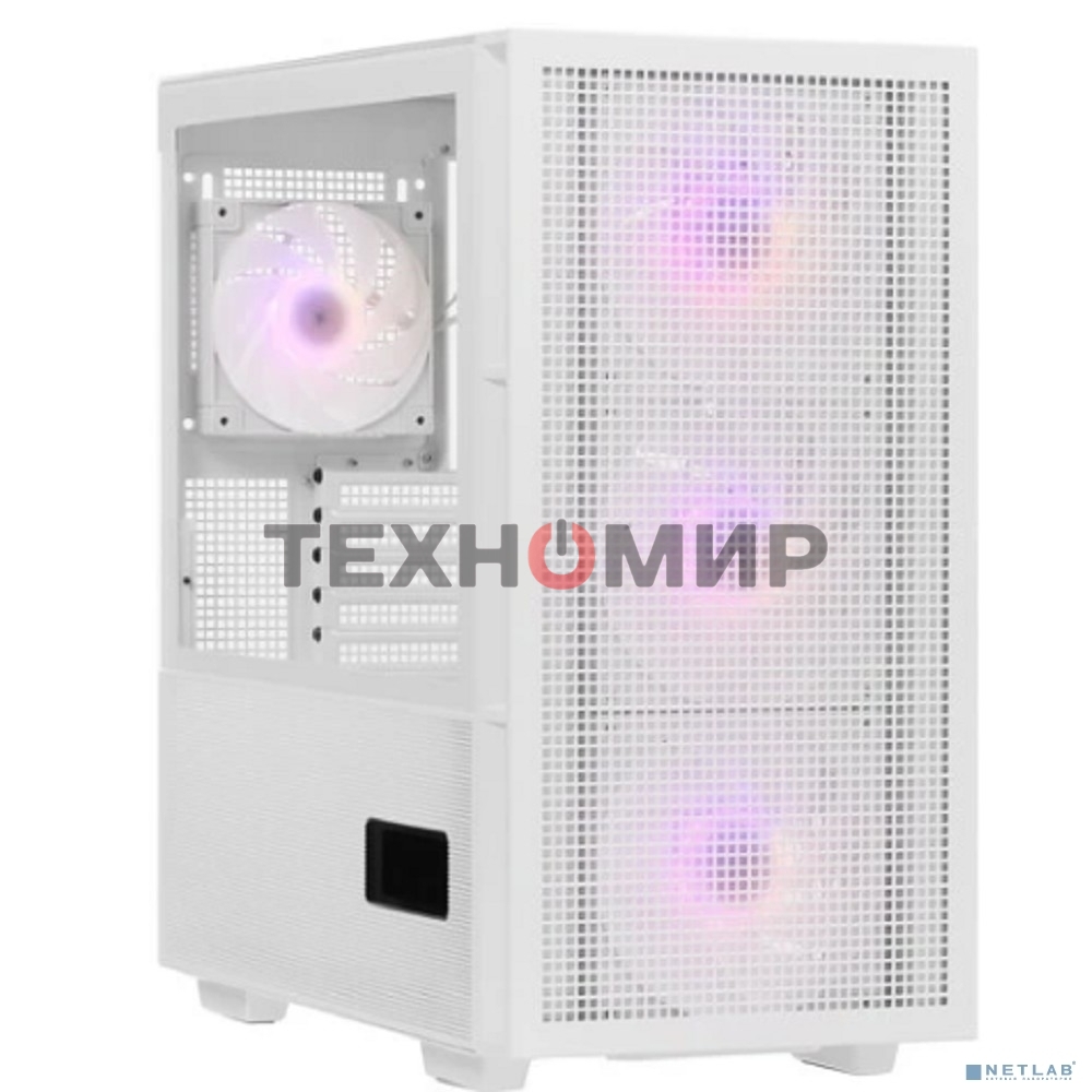 Компьютерный корпус Deepcool CH560 WH без БП, боковое окно (закаленное стекло)