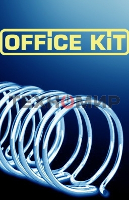 Пружины для переплета металлические Office Kit d=14.3 мм 100-120 лист A4 черный (100 шт) OKPM916B