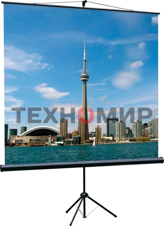 Экран на треноге Lumien 200x200 см Eco View LEV-100103 1:1 напольный рулонный