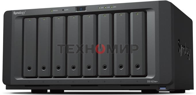 СХД настольное исполнение SYNOLOGY 8BAY NO HDD DS1823XS+
