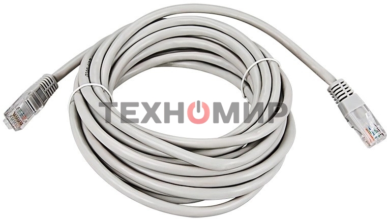 Пaтч-корд U/UTP Rexant, cat.5e, RJ45-RJ45, неэкранированный, PVC серый, 7м
