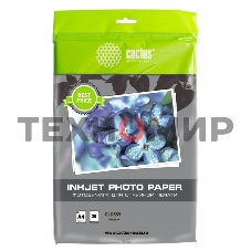 Фотобумага Cactus CS-GA413020ED A4/130г/м2/20л./белый глянцевое для струйной печати