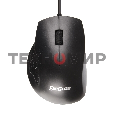 Мышь проводная ExeGate Professional Standard SH-9028 черный, 1000 dpi, USB, кнопки - 3