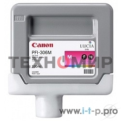 Картридж струйный Canon PFI-306 M пурпурный для iPF8300S/8400/9400S/9400 (6659B001)