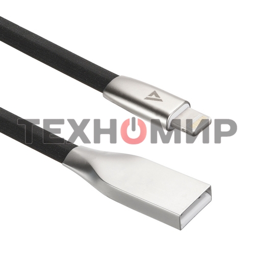 Кабель USB ACD-Infinity Lightning - USB-A TPE, 1.2м, черный