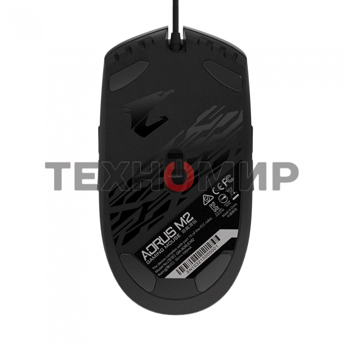 Мышь проводная Gigabyte AORUS M2, USB MICE, IR, BK GM-AORUS M2