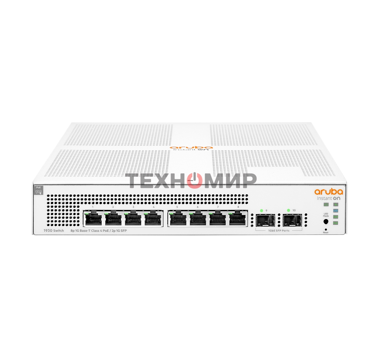 Коммутатор HPE Aruba IOn 1930 8G 2SFP 124W Switch