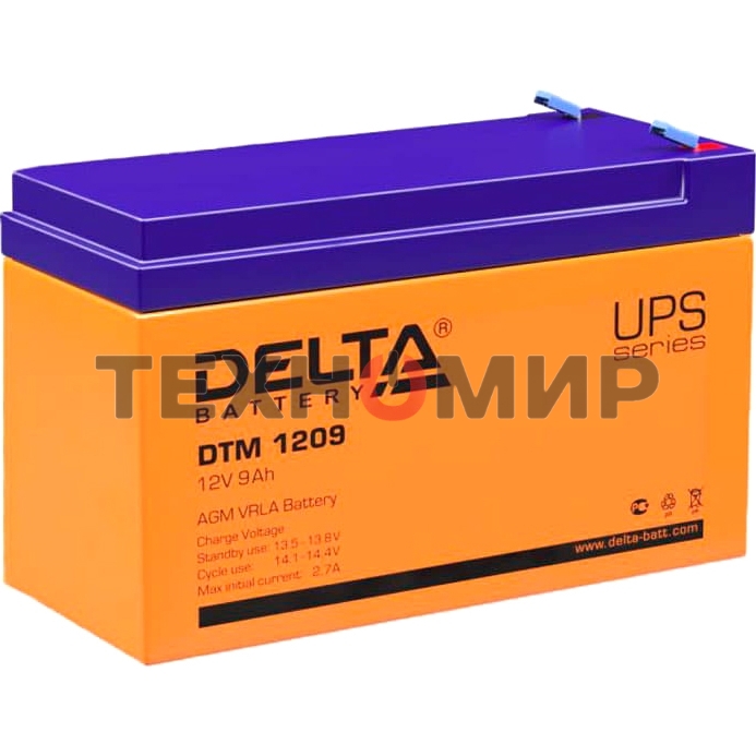 Батарея для ИБП Delta DTM 1209 (12V, 9Ah)