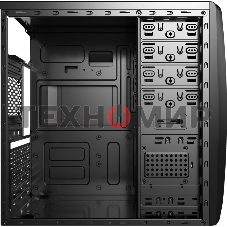 Компьютерный корпус Miditower Aerocool/Formula Cs-1102 черный ATX/micro ATX/mini ITX, USB 3.0 (без БП) 58133