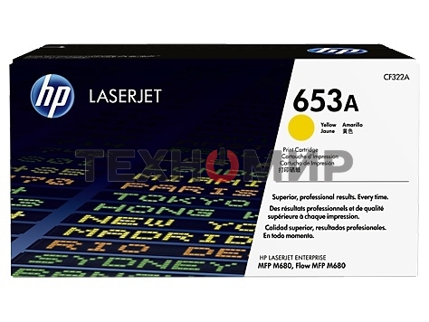 Тонер Картридж HP 653A CF322A желтый для HP MFP M680 (16000 стр.)