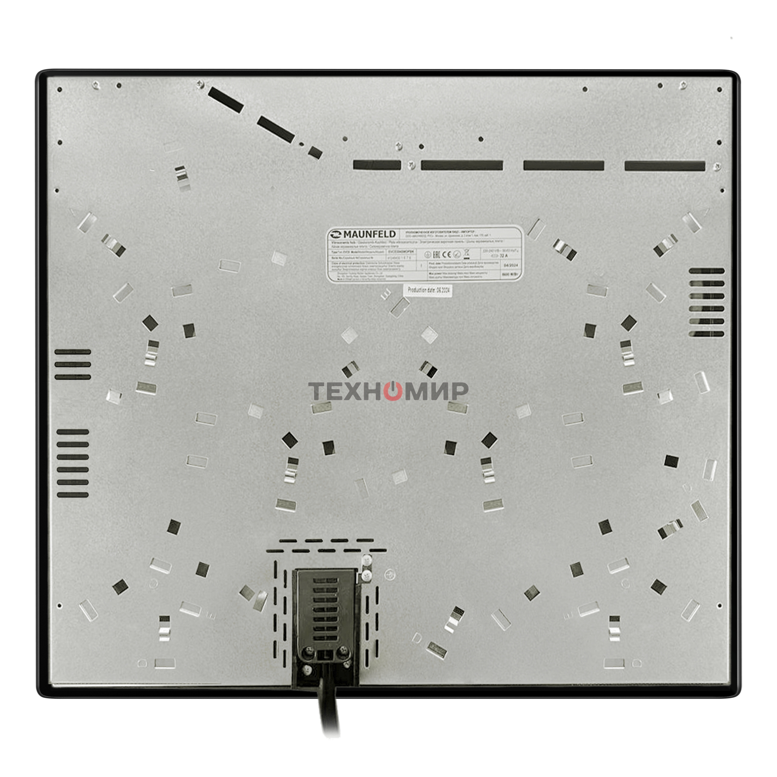 Электрическая варочная панель Maunfeld EVCE594SMDPBK, конфорок: 4 шт., стеклокерамика, независимая, черный