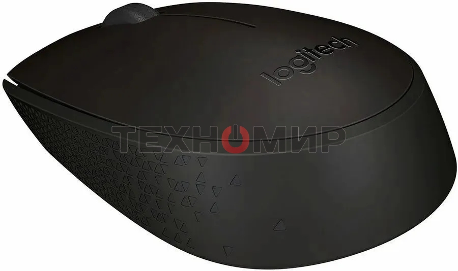 Мышь беспроводная Logitech B170 черный, 1000 dpi, радиоканал, USB, кнопки - 3