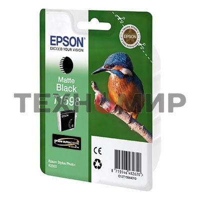 Картридж струйный Epson C13T15984010 черный матовый (850 стр) для Epson St Ph R2000