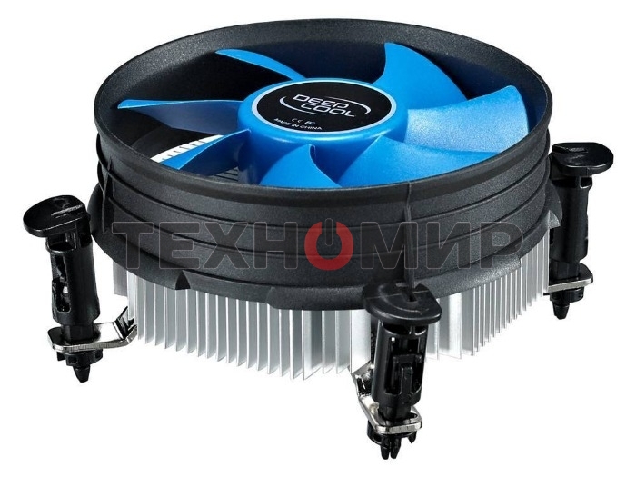Кулер для процессора DEEPCOOL CK-11509 черный, 92 мм, алюминий, 2200 об/мин, 26.8 дБ, 3 pin, 65 Вт, 56 мм