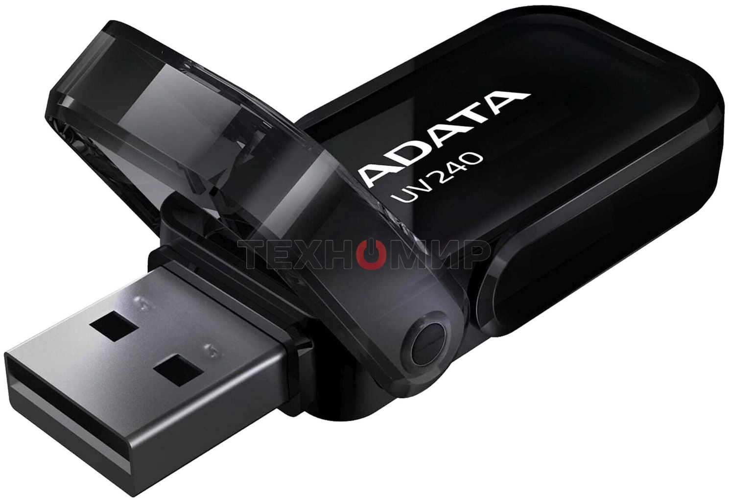 Флешка USB ADATA UV240 (AUV240-32G-RBK), 32Gb, USB 2.0, R/W 15/5, черный