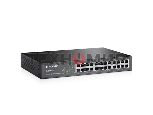 Коммутатор TP-Link SMB TL-SF1024D Коммутатор 24-port 10/100M Switch