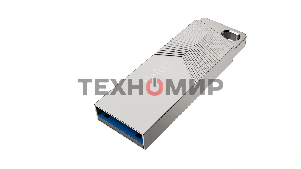Флешка USB Netac UM1 (NT03UM1N-016G-32PN), 16Gb, USB 3.2, R/W 150/45, серебристый