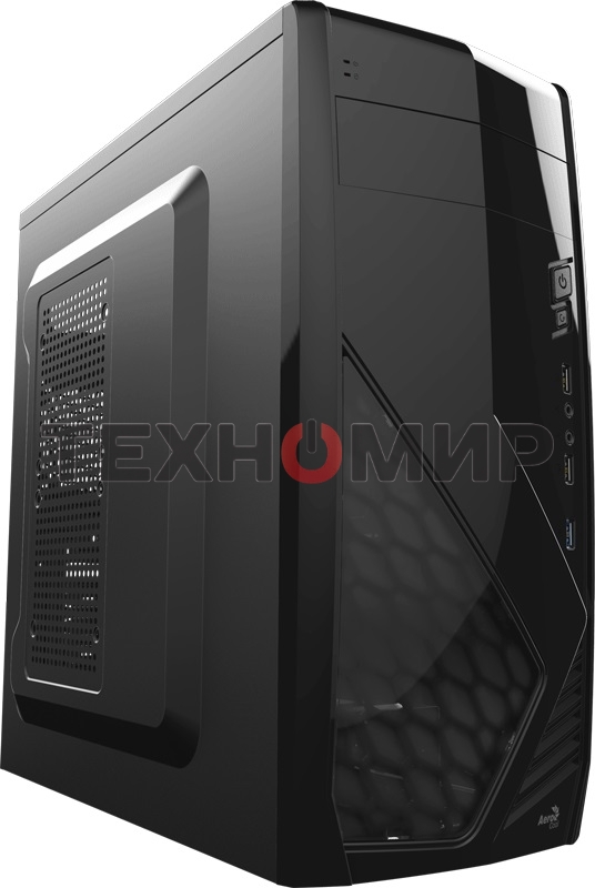 Компьютерный корпус Miditower Aerocool/Formula Cs-1102 черный ATX/micro ATX/mini ITX, USB 3.0 (без БП) 58133