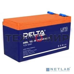 Батарея для ИБП Delta HRL 12-9 X/(1234W)X (12V 9Ah)