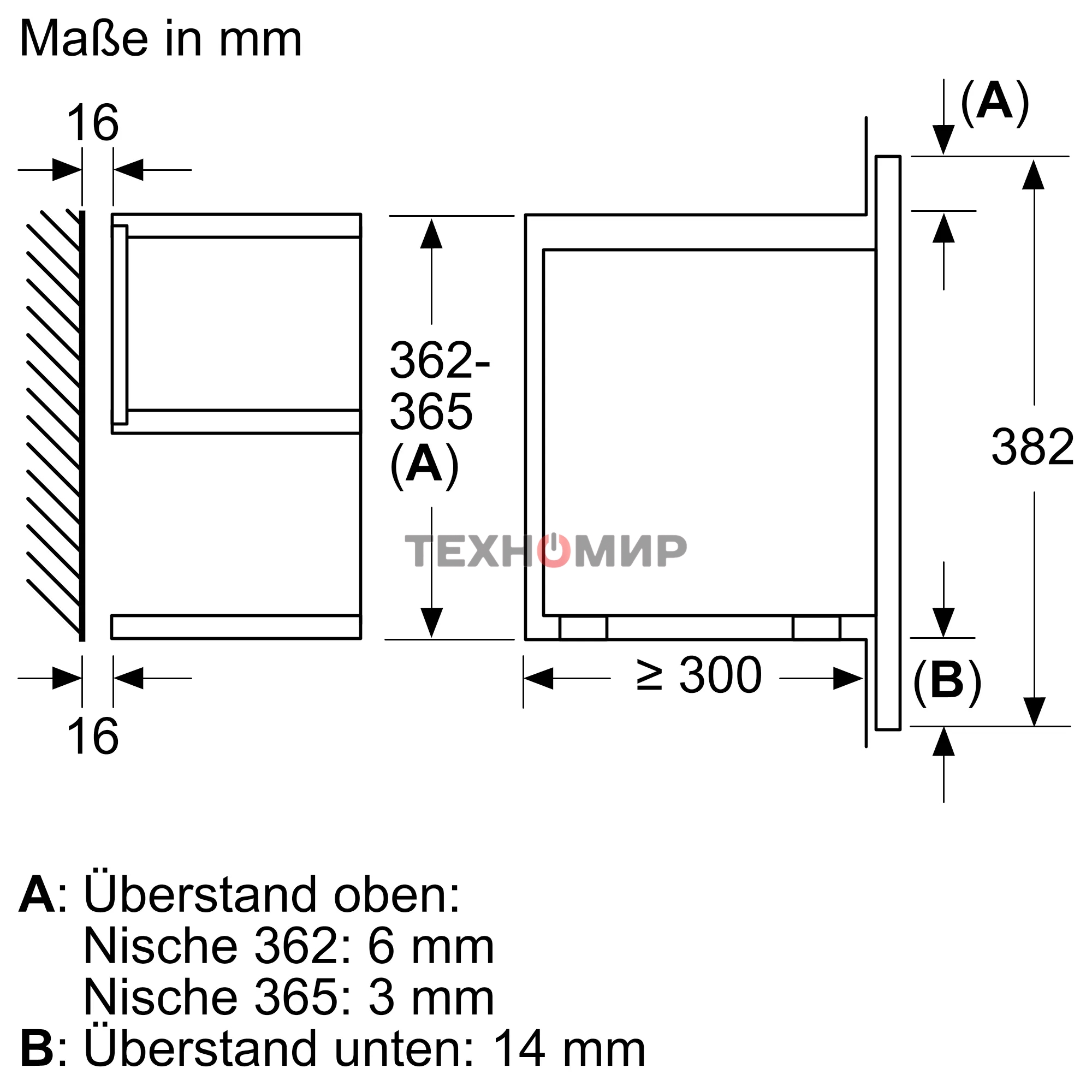 Встраиваемая микроволновая печь Bosch BER7321B1 900Вт, 5 режимов, кварцевый гриль,инвертер, 21 л, черный, петли справа