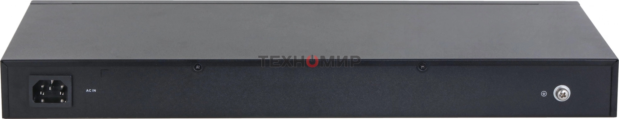 Коммутатор неуправляемый 24-портовый DAHUA DH-S3226-24ET-240 с РоЕ, 24xRJ45 100Mb PoE, 2хКомбо SFP/RJ45 1Gb uplink, суммарно 240Вт, коммутация 8.8 Гбит/с, MAC-таблица 8К