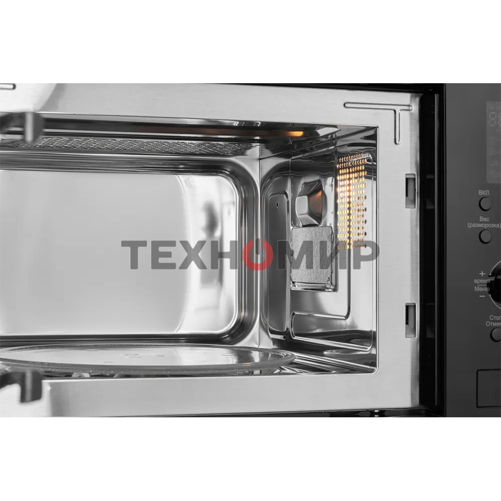Встраиваемая микроволновая печь Monsher/High-Tech, 23 л, 900 Вт, черный цвет