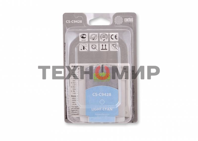 Картридж струйный Cactus CS-C9428 светло-голубой для №85 HP DJ 30/130 (72мл)