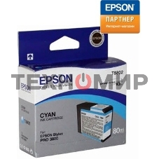 Картридж струйный Epson C13T580200 для Stylus Pro 3800 80 мл голубой