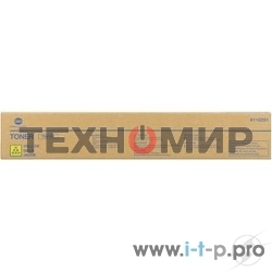 Тонер-картридж Konica-Minolta bizhub C220/280 желтый TN-216Y (o)