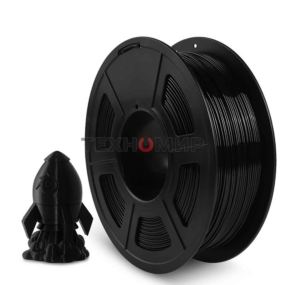 Филамент NVPrint PETG Black для 3D печати диаметр 1.75мм длина 330 метров масса 1 кг