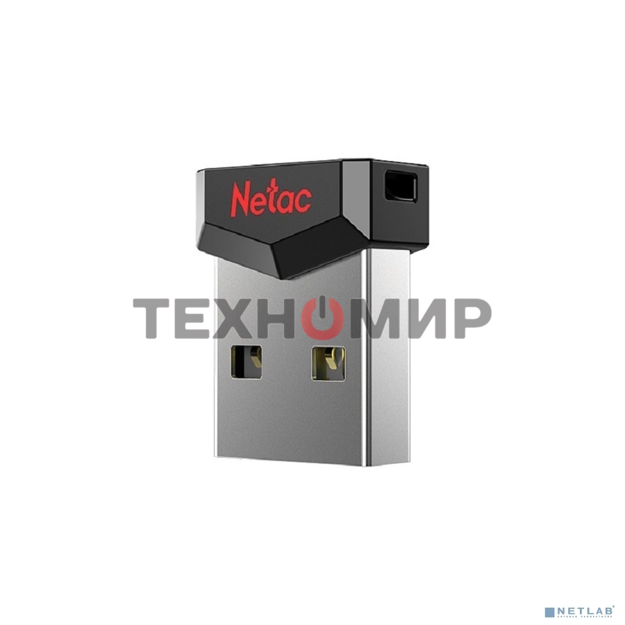 Флешка USB Netac UM81 (NT03UM81N-032G-20BK), 32Gb, USB 2.0, R/W 30/10, черный/красный