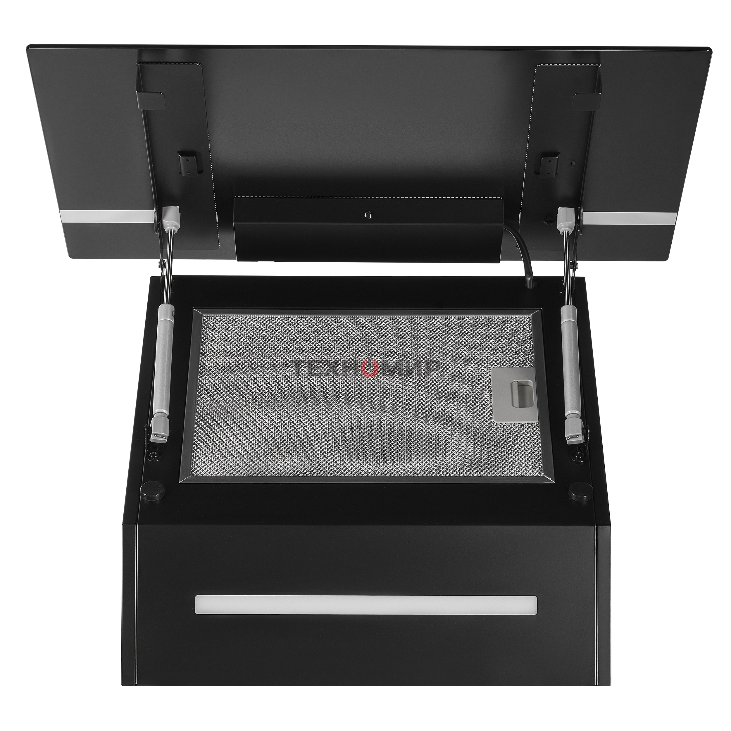 Вытяжка каминная Maunfeld Amber 60 Glass черная, 60 см, 1050 куб. м/ч, 55 дБ