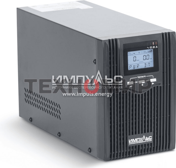 Источник бесперебойного питания Импульс Интерактивная, 2000 ВА/1600 Вт, Tower, IEC, LCD, USB, USB, SmartSlot