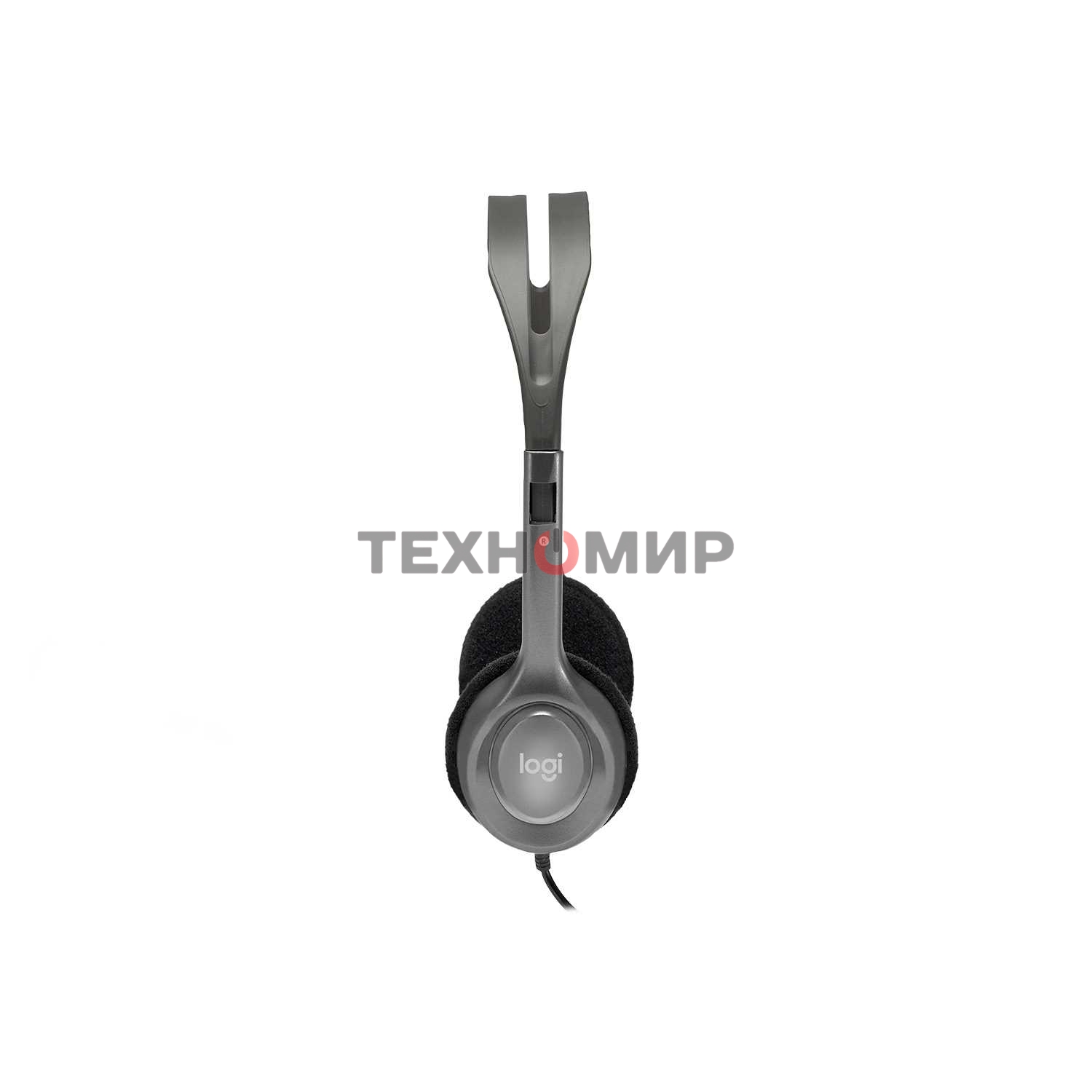 Гарнитура проводная Logitech Headset H110 grey (981-000472/981-000271)