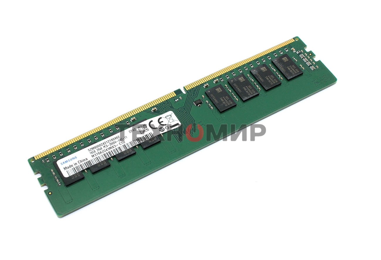 Оперативная память Samsung, DDR4, 16GB (1x16GB), 2666MHz, CL19, DIMM, OEM