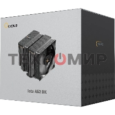 Кулер Ocypus Iota A62 BK Iota-A62-BK черный 120мм алюминий+медь 2000rpm 29db 4-pin 260W 158мм