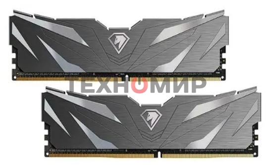 Оперативная память NETAC, DDR4, 32GB (2x16GB), 3200MHz, CL16, DIMM, с радиаторами, черный